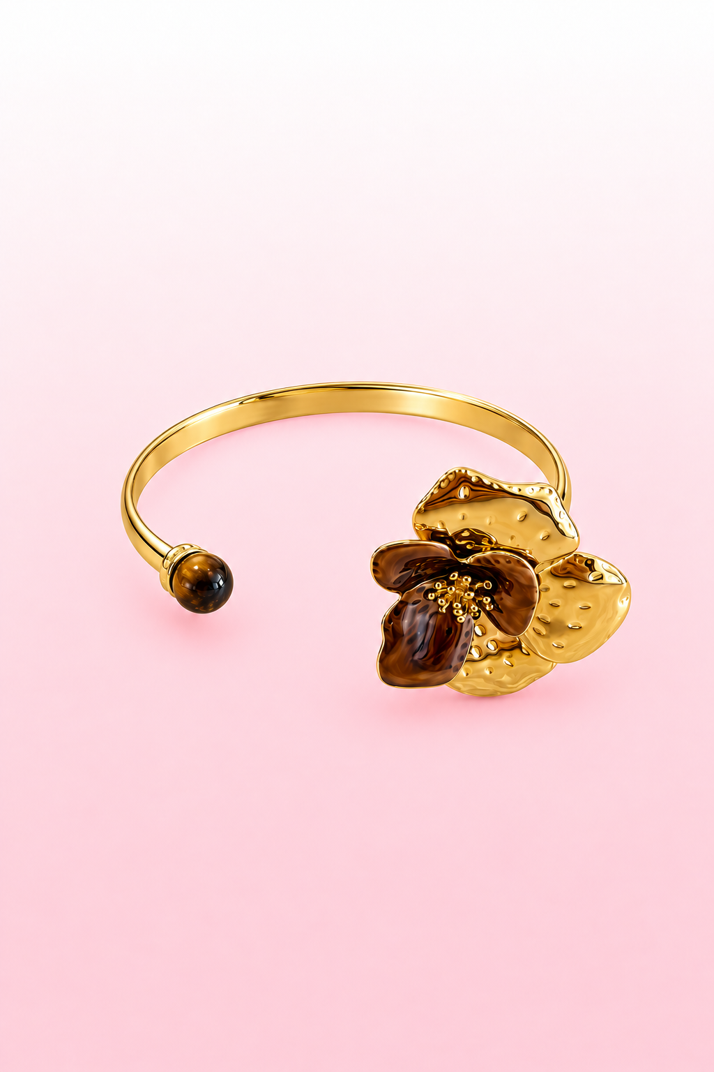 Armband grote bloem