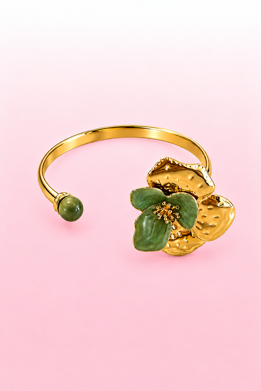 Armband grote bloem