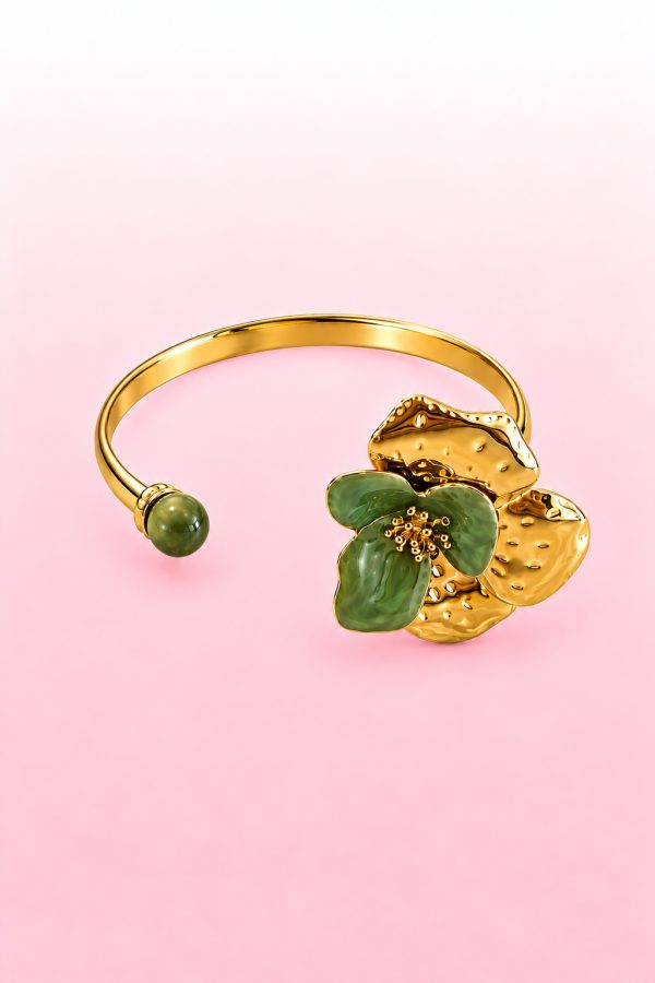 Armband grote bloem