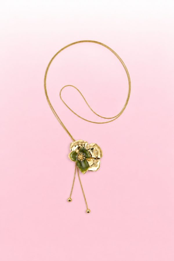 Ketting bloem groen