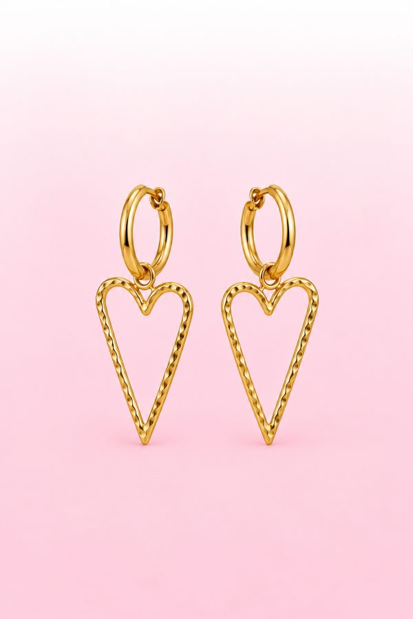 Oorbel hanger hart