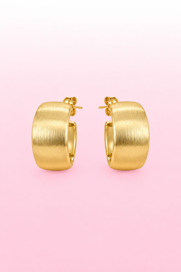 Oorbel mat ring
