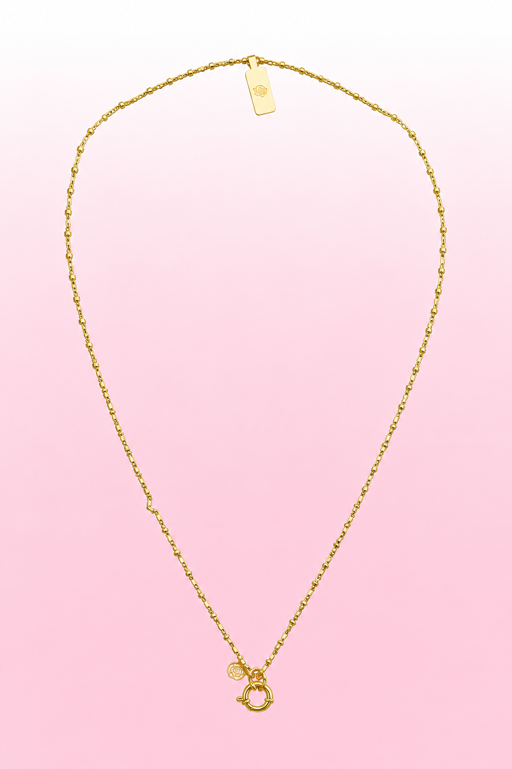 ketting basis bewerkt 65cm