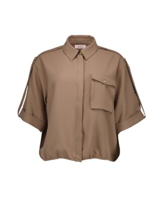 Nellie waffle blouse